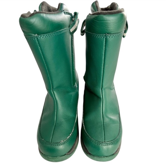 Lands’ End Kids Green Garçon Winter Snowboots - Picture 3 of 8